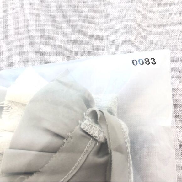 Skaist Taylor Flutter Sleeve Midi A-Line Dress in Grey Small - Picture 11 of 11